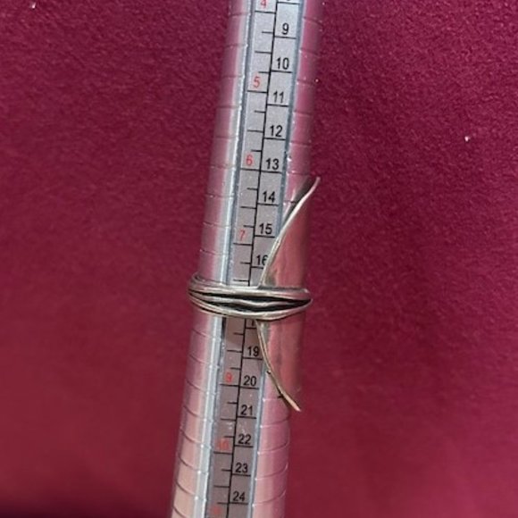 DIDAE Israel 925 Sterling Silver Hammered VTG-RING - Picture 8 of 10